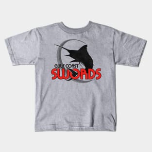 Defunct Gulf Coast Swords Hockey Team Kids T-Shirt